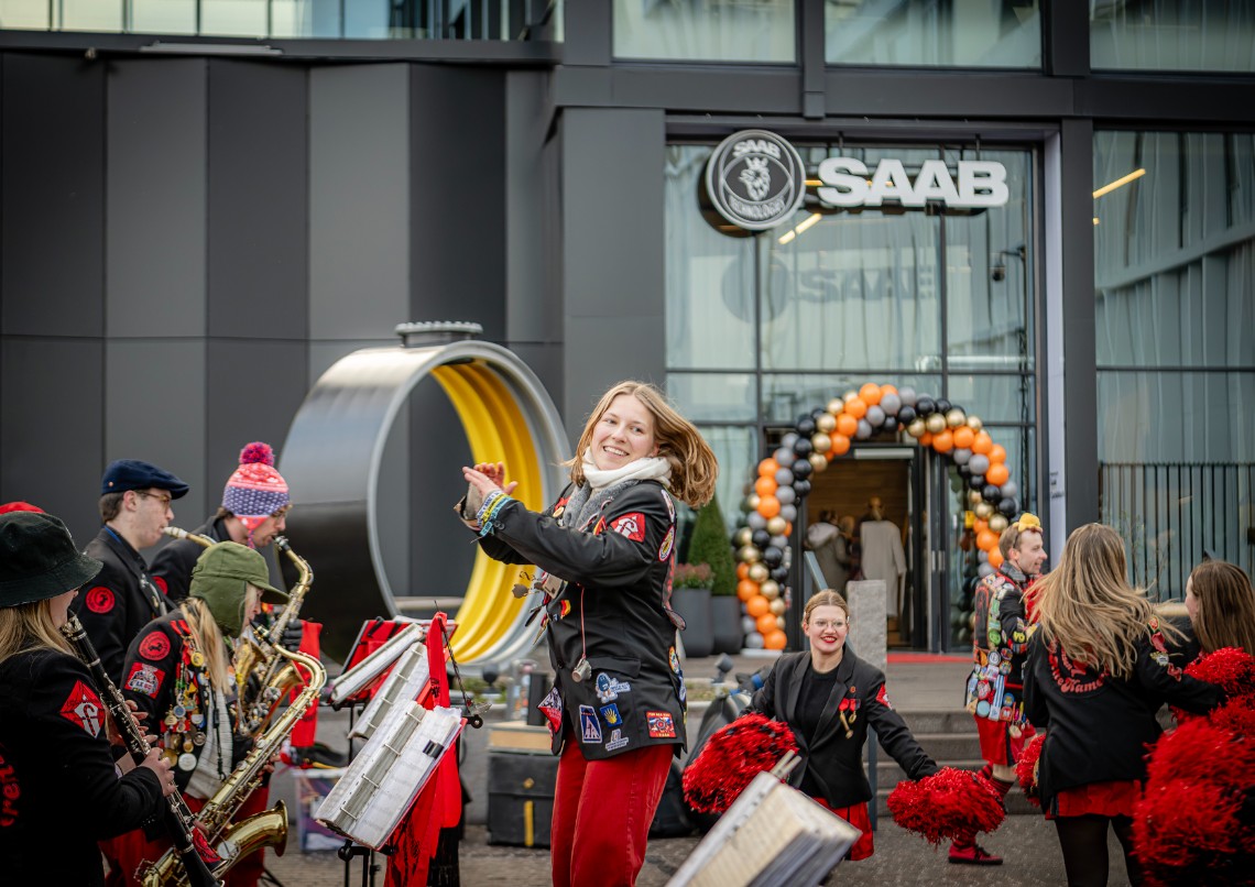 Invigning hos Saab. Foto: SAAB