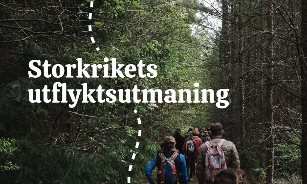 Bild med texten Storkrikets utflyktsutmaning